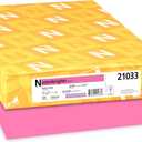 Neenah Astrobrights Color Paper, 11 x 17, 24 lb/89 GSM, Pulsar Pink, 500 Sheets (21033)