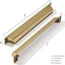 2 Pack 7 Inch Center to Center Burnished Antique Brass Cabinet Cup Pulls Vintage Drawer Pulls Kitchen Hardware Aged Bronze Channing Cup Pulls Drawer Handles Knobs 7 inch Hole Center