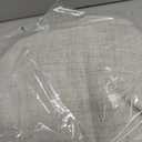 YoungsTex 84 Inches Long Linen Semi Sheer Curtains for Living Room 2 Panels - Light Filtering Window Treatments with Bronze Grommet Rustic Drapes for Country Bedroom, 52 x 84 Inch