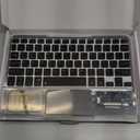 Ultra-Slim Bluetooth Keyboard with Touchpad, Wireless RGB Backlit, Portable Rechargeable Keyboard for iPad, Tablet, Laptop, Windows, Android, macOS Devices