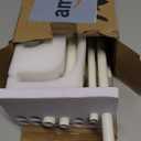 Long Double Curtain Rods for Windows, USFOOK Blackout Wrap Around Curtain Rod 32 to 115, 3/4 Inch Heavy Duty Dual Curtain Rods for Living Room, White