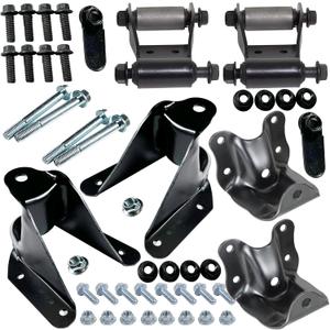 722-073 722-010 722-001 Rear Leaf Spring Rearward Shackles Hangers and Forward Hangers For 1998-2008 Ford Ranger 1998-2010 Mazda B4000