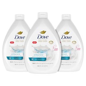 Dove Antibacterial Hand Wash Care & Protect Pack of 3, 34 oz