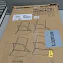 TV Tray Table,Folding Table with Cup Holder Portable,Foldable Snack Tray for Eating,Small Folding Tables Set of 4,Dinner Tables for Couch, Living Room,Small Space (White Marble,4Pcs)