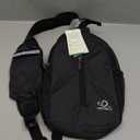 WATERFLY Crossbody Sling Backpack Sling Bag Travel Hiking Chest Bag Daypack