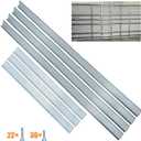 Heavy Duty Garage Door Reinforcement Struts - Ultimate Hurricane, Storm, Snow, and Wind Protection, Garage Door Braces, Reinforcement Kit, DIY & Professional Installation(16FT(4+3) Strut)