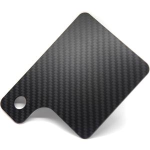 Carbon Fiber Universal Motorcycle Inspection Tag Sticker Renewal License Plate 3.5 * 3.5 inch