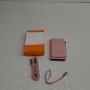 XcaseBar for iPhone 13 Pro 6.1" Wallet case with Zipper Credit Card HolderRFID Blocking, Flip Folio Book PU Leather Phone case Shockproof Cover Women Men for Apple 13 Pro case Rose Gold