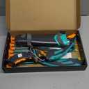 JOYIN Kids Bow and Arrow Set, LED Light Up Archery Toy Set with 9 Suction Cup Arrows, Target & Arrow Case, Indoor and Outdoor Hunting Play Gift Toys for Kids, Boys & Girls Ages 6-12 (Aqua Blue)