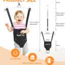 PAHTTO Baby Door Jumper with Soft Rug, Durable Toddler Bouncer with Adjustable Height-Funny Baby Walking Harness, Portable Baby Doorway Jumper for Indoor/Outdoor