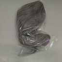 Salt and Pepper Bob Wigs 16 Inch Human Hair Straight White Grey 13x6 HD Transparent HD Lace Frontal Bob Wig Pre Cut Glueless Wigs for Women Bleacked Knots with Baby Hair Ombre Grey 180% Density