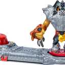 Legends of Akedo Ninja Bosses, Golden Lion Prideheart, 3 Inch Tall Battling Warrior Figure with 360 Attack Spin Action, Double Defense Armor Pops Off When Struck, 2 New Ninja Bosses to Collect