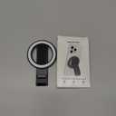 for MagSafe Phone Grip, Magnetic Phone Stand with Silicone Finger Strap & Dual-axis Adjustable Kickstand, Magnet Ring Holder Compatible with iPhone 17/16/15/14 Pro Max Mag Safe, Matte Black