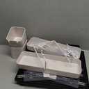 Pegboard Combination Kit for Wall Organizer, Wall Mounted Peg Board Kits for Kitchen, Bedroom, Office, &Bathroom, 4 Pieces Black Pegboards and 14 Accessories, 22" x 22"