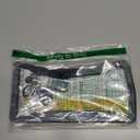 OLLEN Aluminum License Plate Frames for Front & Rear, 2 Pack Heavy Duty Car Tag Holder Protector, with Mount Hardware, Screws Caps, 8 Rattle Proof Pads, Screwdriver, Carbon Fiber Pattern