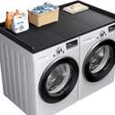 Ulif Washer Dryer Countertop, Washer and Dryer Countertop Table with Non-Slip Pads for Laundry Organization, 27.5" D x 54" W x 2.6" H, Splicing Style Black