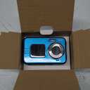 4K Underwater Camera Snorkeling 11FT Waterproof Camera 64MP Autofocus with 32GB Card Dual Screens Selfie 16X Zoom Floatable Compact Digital Camera Waterproof with 2 Batteries (Blue)