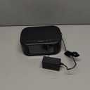 Emerson CKS8888 6-Watt Smartset Stereo Sound Bluetooth Speaker AM/FM Radio with 7-Color Changing Lights, 1.2 Cyan Display and USB Type-C Charging, Black