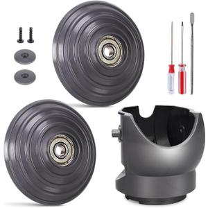 Ball Wheel + Vacuum Head Connector Replacement Compatible with Dyson V10 V11 V15 100W High Torque Cleaner Head Accessories