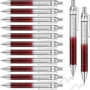 24 Pcs Syringe Pens Bulk Nurse Doctor Appreciation Gifts Novelty Fun Medical Blood Ballpoint Nursing School Graduation Gifts for Nurse Medical Assistants Doctor Pretend Halloween Party Favors