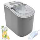 FRIGIDAIRE EFIC189-Silver Compact Ice Maker, 26 lb per Day, Silver