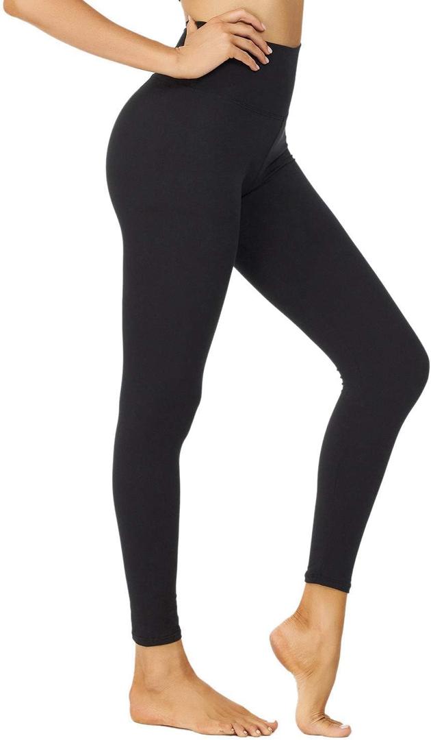 NexiEpoch High Waisted Leggings for Women - Black Tummy Control Compression Soft Yoga Pants for Workout,  S-M NexiEpoch High Waisted Leggings for Women - Black Tummy Control Compression Soft Yoga Pants for Workout,  S-M