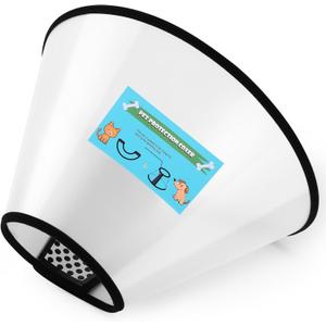 GLADOG Soft Dog Cone Collar, XL Flexible Plastic Cone for Dogs After Surgery, Dog Recovery Collar, Adjustable E-Collar for Large/Medium/Small Dogs Cat, Comfy Elizabethan Collar