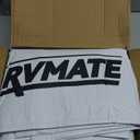RVMATE RV Tire Covers, Dual Axle Wheel Cover (2 Pack) Fits 30"-33" Diameter Tires, Waterproof Anti-UV White Dual Tire Covers RV Accessories for Truck/Trailer