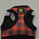 EcoBark Step in Dog Harness - Eco-Friendly Teacup Dog Harnesses for XXS, XS, and Small Dogs - Reflective and Adjustable Mini Body Halter Vest -Tiny Soft Mesh Toy Breed Harness (XXXS, Plaid) (XXXS- 2 to 3 lbs- Chest up to 10 in (Pack of 1), Buffalo Check Plaid)