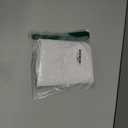 White Valances for Windows 1 Piece, Soft Solid Thermal Insulated Decorative Small Kitchen Window Curtains for Bathroom Basement Cafe, White, 60" Wx14 L