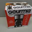 Gourmia Drip Coffee Maker – 5 Cup, One-Touch Brew, Pause & Serve, Adjustable 4 Hr Keep Warm, EZ-View Water Window, Black