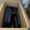 EXRACING Criss Cross Chair with Wheels Armless Cross Legged Office Chair Wide Home Office Desk Chair Swivel Comfy Vanity Desk Chair Height Adjustable Mid Back Wide Seat Computer Task Chair, Black