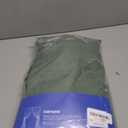 MIULEE Olive Green Linen Curtains 84 Inch Length for Bedroom Living Room, Soft Thick Linen Textured Window Drapes Semi Sheer Light Filtering Back Tab Rod Pocket Burlap Look Christmas Decor, 2 Panels