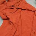 YESDOOD Cotton Linen Apron Cross Back Apron for Women with Pockets Pinafore Dress for Baking Cooking (3X-Large, Orange)