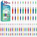 Navona 30 PCS Premium Individually Wrapped Bulk Toothbrush Pack, Disposable Toothbrushes, Kids Toothbrush, Soft Toothbrushes for Adult, Soft Bristle,Ergonomics Handle,Perfect for Travel Hotel Donation