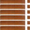 Corten Steel Landscape Edging 40 inch Pre-Rusted Steel Edging Corten Steel Garden Edging 6 Pack Edge for Lawn Yard (10 inch-180 Degree Bend)