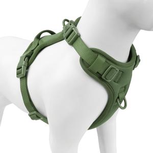 No Pull Dog Harness, Puppy Vest with Front Clip for Dog (Misty Green, M) (Neck: 18.5-25.6", Chest: 20.9-30.7")