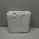 MOPALL Small Bathroom Trash Can with Lid, 3.2 Gallon / 11.5 L Slim Plastic Garbage Bin with Pop-Up Lid, Mini Waste Basket Can Dog Proof for Kitchen, Bedroom, Office, Laundry, Toilet, Rv, White