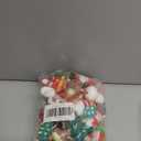 42 Pcs Middle Christmas Rubber Ornaments, 3D Shaped Xmas Tree Ornaments Decorations Snowman Santa Claus Hanging Ornaments with Strings for Christmas Trees Decoration