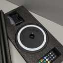 Corner Floor Lamp - Smart RGBICW LED Corner Lamp with App & Remote Control, 16 Million DIY Colors & 68+ Scene, Music Sync, Timer Setting, Modern Floor Lamp for Bedroom, Gaming Room, Room Decor (Black)