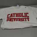 Retro Vintage Catholic Athletic Sports Tee Men Women T-Shirt (White, M)