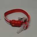 YFbrite Light up Dog Collars for Night Walking, Rechargeable LED Cat Collar, Comfortable Adjustable Lighted Dog Collar Rechargable for Cats, Small, Medium and Large Dogs (Red, XS)