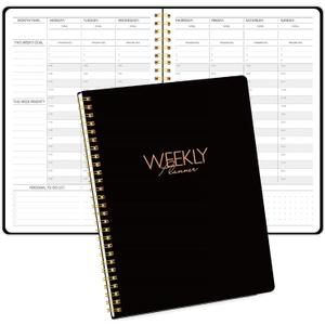 Weekly Appointment Planner with Hourly Schedule,Priorities & Habit Tracker Organizer,7.5"10" for Office,School,Family