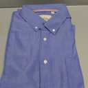 Alimens & Gentle Mens Solid Oxford Shirt Long Sleeve Dress Shirt Work Casual Button Down Shirts with Pocket 2XL