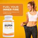 BurnPeak  100% Natural Formula with Apple Cider Vinegar, Ginger, Green Tea & More  Non-GMO, Easy-to-Take, Made in USA - 60 Capsules, 1-Month Supply (EXP 10/01/28)