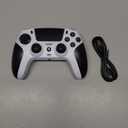 SFGSUP Wireless Controller for PS5/PC/MAC/iOS/Android/Steam Deck, With Hall Effect Joystick&Trigger/8 RGB Lighting/Turbo/Dual Vibration/Programmable/Headset Jack/Touchpad/1500 mAh Battery, White&Black