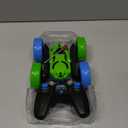 Remote Control Car for Kids RC Stunt Cars with Cool Wheel Lights 360° Rotating Boys Toys for Ages 6 7 8 9 10-12 Kids Gift Ideal(Blue&Green)