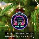 Gamer Christmas Ornaments 2025 - I Cant Hear You Im Gaming, Gamer Gifts for Men, Women, Wooden Gaming Ornament Gifts for Gamers Son, Brother, Boyfriend, Friends, Lover Video Game Gift Ideas