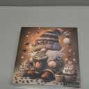 Funny Gnome Coffee Jigsaw Puzzle 1000 Piece for Adult, Art Elf Food Cupcake Jigsaw Puzzles, Hard Cute Aesthetic Challenging Puzzle