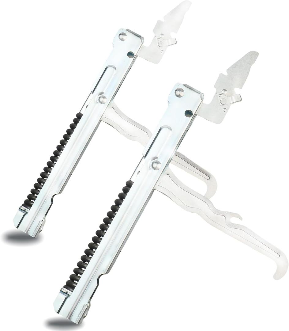 318024747 2PCS Oven Door Hinge Compatible with Frigidaire, Kenmore and Sears Ovens and Ranges, Replacement Part Number# AP4365966 1472436 318024714 318024715 AH2345318 EA2345318 EAP2345318 PS2345318